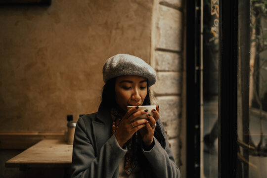 Sipping Coffee in Paris