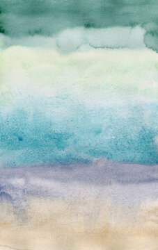Watercolor gradient background