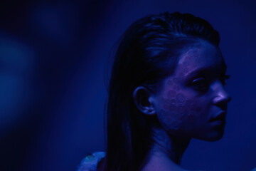 Soft focus fantasy portrait