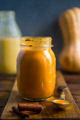 Pumkpin and tomato soup