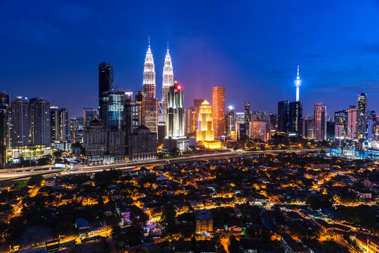 Kuala Lumpur, Malaysia city skyline