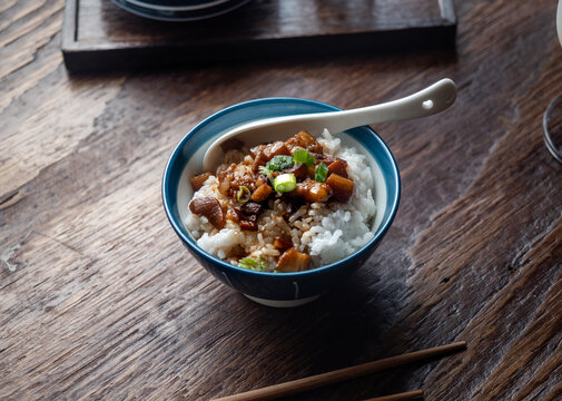 Taiwanese Minced Pork Over Rice