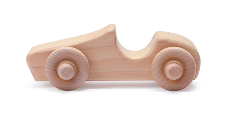 Wood Toy Car Side