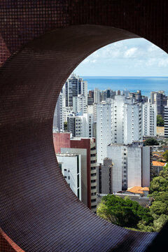 View from round window