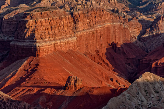 Views of Quebrada de las Conchas landmark in Salta, northern Argentina,