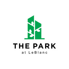 Park building logo design vector