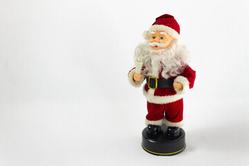 
santa claus doll with red suit