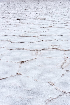 Close up of Salt flats