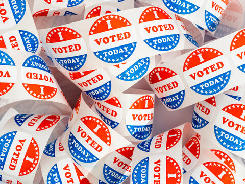 I Voted Stickers
