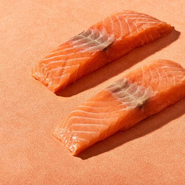 raw salmon