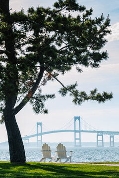 Newport Bridge in Newport, Rhode Island