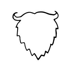 Christmas hand drawn design element