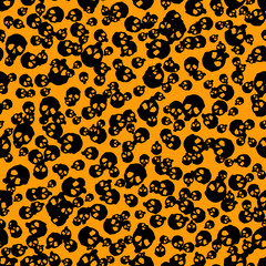 Halloween celebration seamless pattern