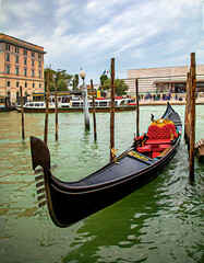 Gondola on the Grand Canal in Venice, Italy © Lowell