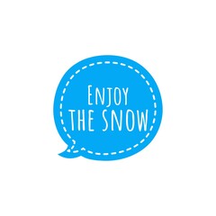 Christmas quote word illustration, winter holidays lettering, stay at home