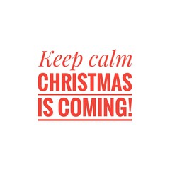 Christmas word illustration