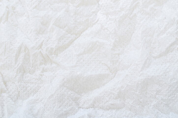 Fototapeta na wymiar Texture of white tissue paper.