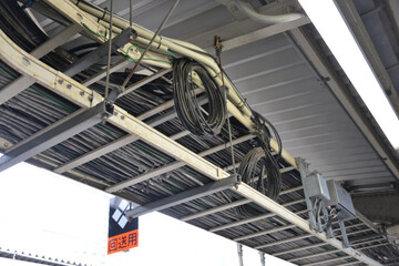 Naklejka premium JR大阪駅プラットホーム