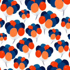 bright pattern balls, different sizes