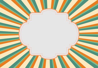 awesome colorful sunburst background