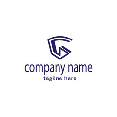 Letter g creative logo design vector illustration template