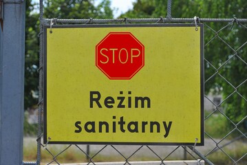 Stop! Reżim sanitarny