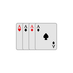 playing card icon vector symbol