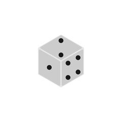 dice icon vector symbol