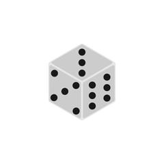 dice icon vector symbol