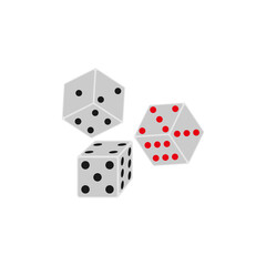 dice icon vector symbol