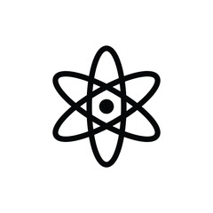 Chemical icon vector isolated on white, logo sign and symbol.