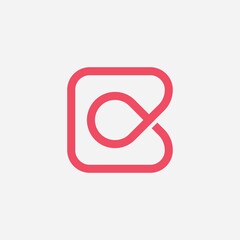 Premium letter c logo design. Luxury linear creative monogram.