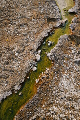 Hot spring water stream