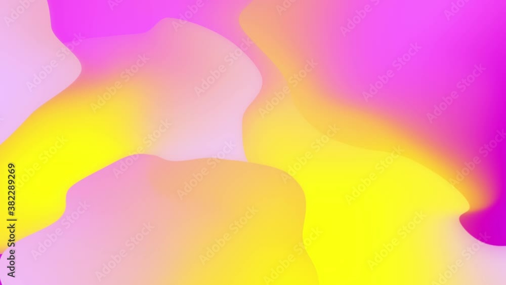 Poster abstract rainbow 3d fluid shapes gradient. minimal pattern loop background. neon wave geometric futu