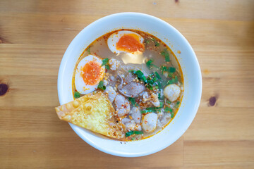 tom yam noodles , thai noodle , spicy noodle