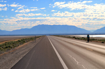 Utah - Road to Antelope Island