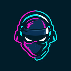 Ninja Logo Vector © EmotBaskoro