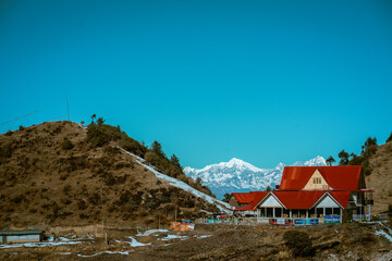 houses in the mountains kalinchowk nepal