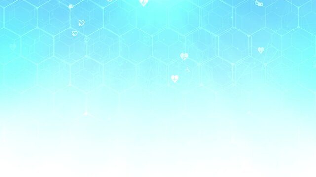 Abstract medical Loop background animation with flat icons and symbols. Idea for health care technology, innovation medicine, health, science and research healthcare technology, innovation health.