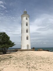 Fototapeta na wymiar lighthouse on the coast of state