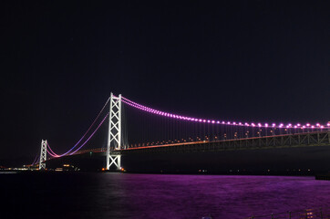 Obraz premium 橋のイルミネーション