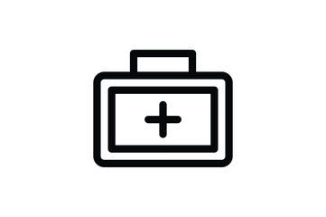 Rescue Outline Icon - First Aid Box