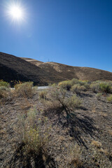 Prairie and stark desert landscape in Washington state