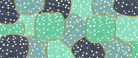 Gold lines background vector. Luxury pattern design with abstract shape and golden texture. Modern wallpaper design for print, cover, wall art, fabric  and banner background.