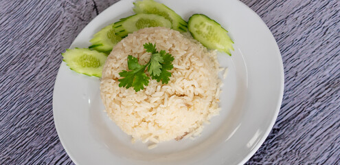 Thai Food, Chicken and Rice