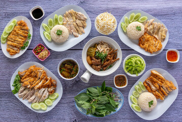Thai Food, Chicken and Rice