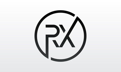 Initial rx letter logo with creative modern business typography vector template. Creative letter rx logo design.