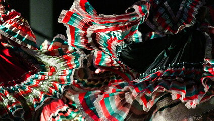 mexico, México, Falda de traje típico de folklore Mexicano