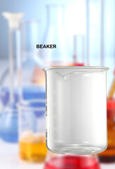 laboratory equipment in laboratory-Beaker
