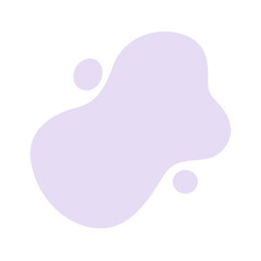 Abstract element shape backdrop design, fluid liquid shape vector template background modern clipart violet purple pastel color